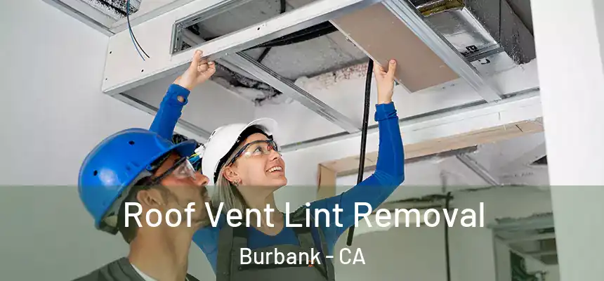 Roof Vent Lint Removal Burbank - CA